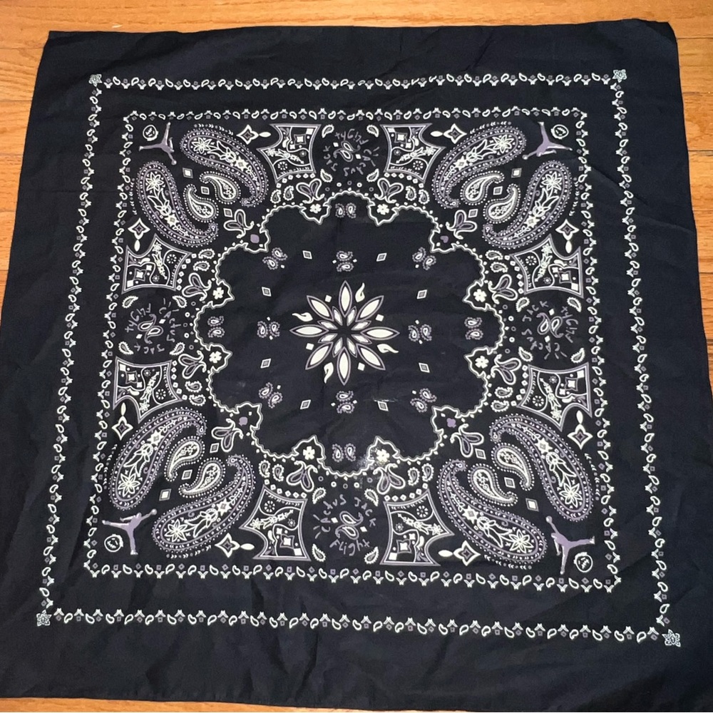 Travis Scott black phantom bandana *AUTHENTIC*